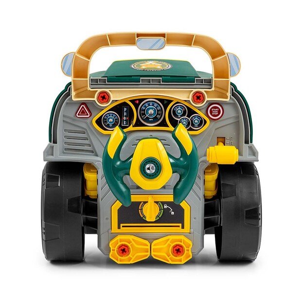 Realistic model of the front of the car with an opening hood Milly Mally N-GINE green 3