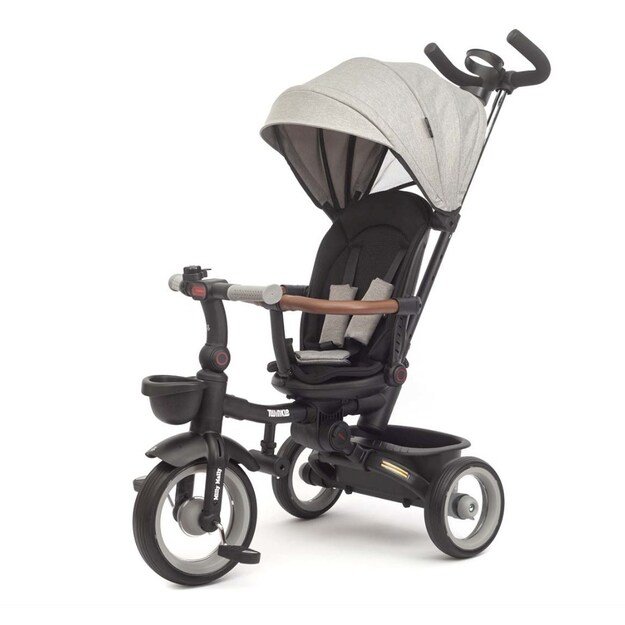Luxury children s tricycle with lighting Milly Mally Twinkle grey 1