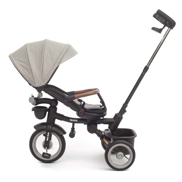 Luxury children s tricycle with lighting Milly Mally Twinkle grey 4