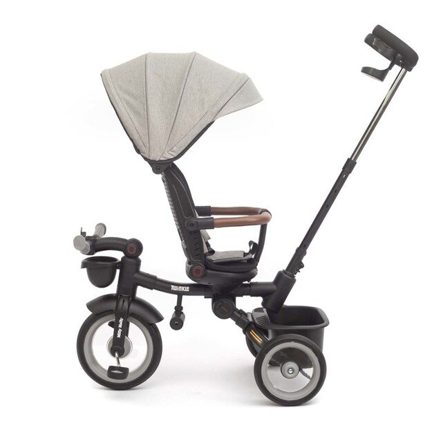 Luxury children s tricycle with lighting Milly Mally Twinkle grey 3