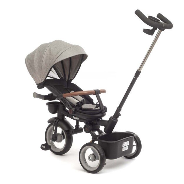 Luxury children s tricycle with lighting Milly Mally Twinkle grey 7