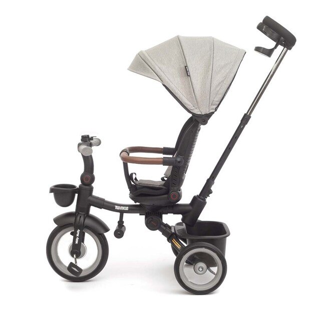 Luxury children s tricycle with lighting Milly Mally Twinkle grey 2
