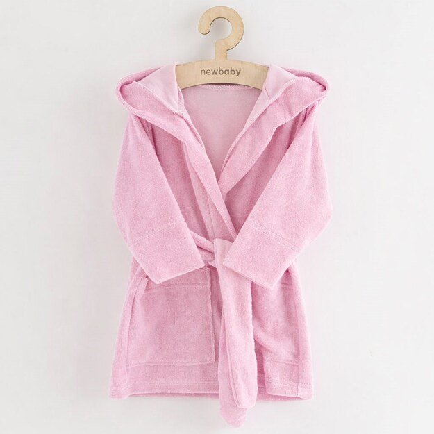 Baby terry bathrobe New Baby pink, 104/110