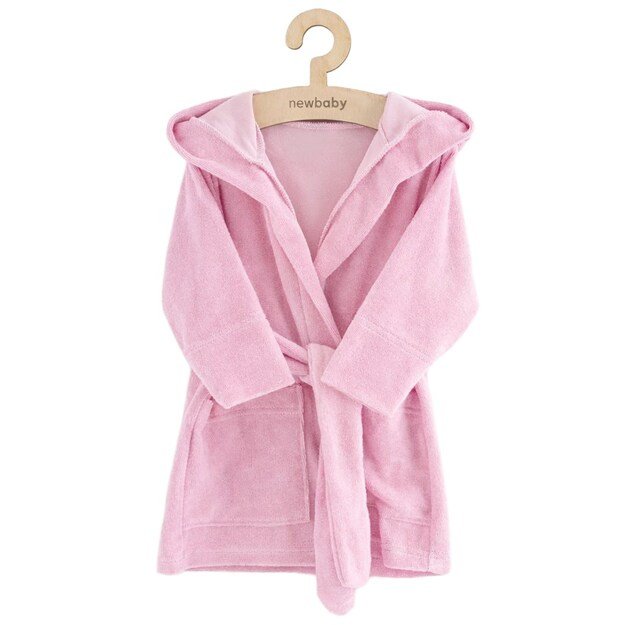 Baby terry bathrobe New Baby pink, 104/110 3