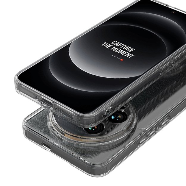 „Crong Crystal Shield“ dangtelis – „Xiaomi 14 Ultra“ dėklas (skaidrus) 12