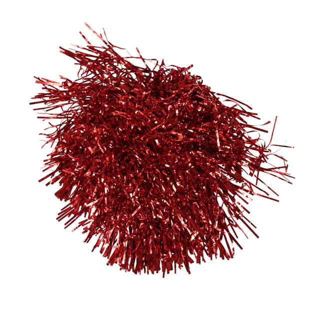 the pom pom, red