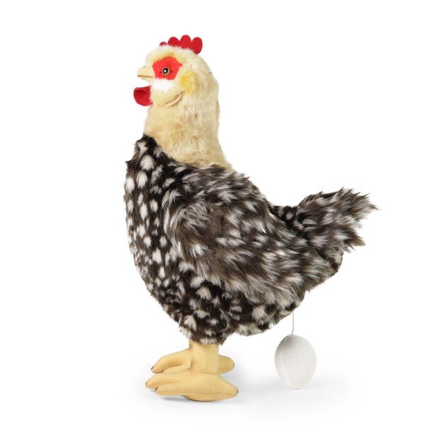 Plush hen with egg 33 cm ECO-FRIENDLY