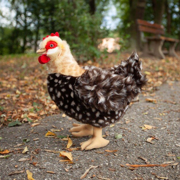 Plush hen with egg 33 cm ECO-FRIENDLY