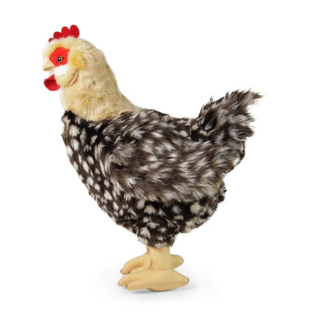 Plush hen with egg 33 cm ECO-FRIENDLY