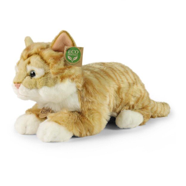 Plush red tabby cat 40 cm ECO-FRIENDLY