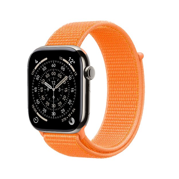 Crong Nylon - Sport Band for Apple Watch 38/40/41/42 mm (Tropical Orange)