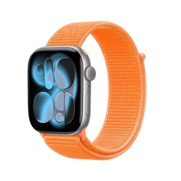 Crong Nylon - Sport Band for Apple Watch 38/40/41/42 mm (Tropical Orange)