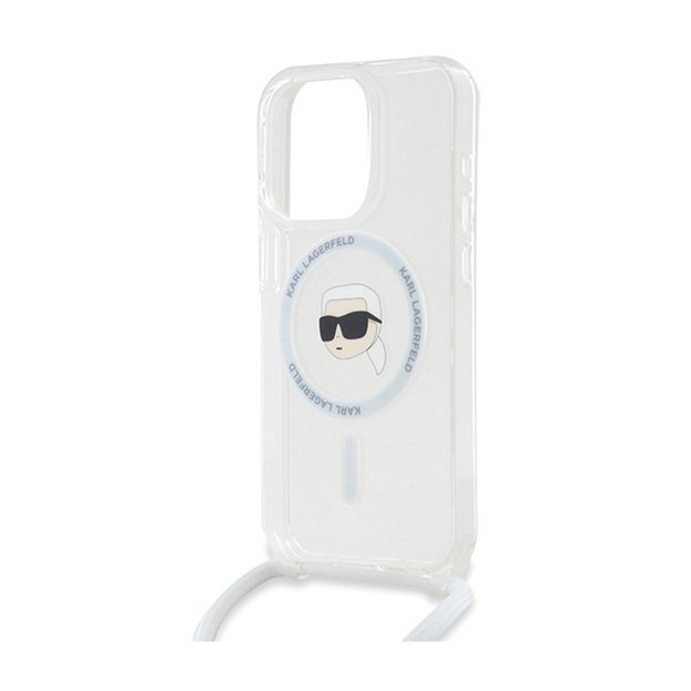 Karl Lagerfeld Crossbody IML Karl Head MagSafe – iPhone 15 Pro dėklas (skaidrus) 5