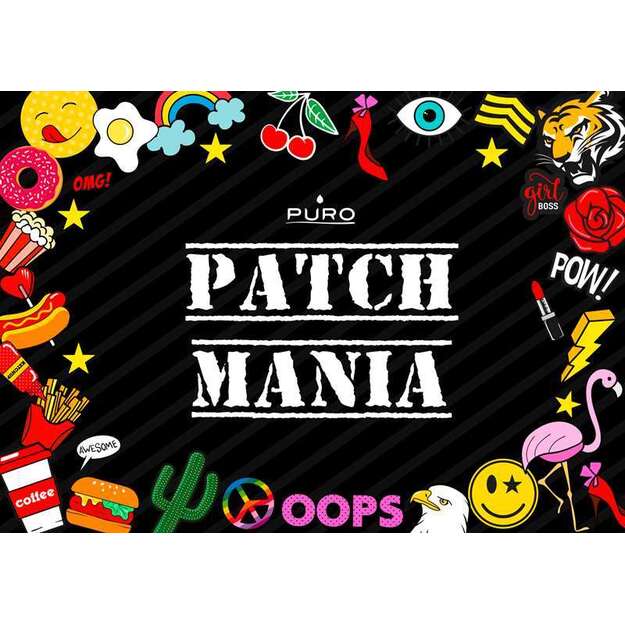 PURO Patch Mania – Samsung Galaxy A3 (2017) dėklas su 5 lipdukais (geltonas) 8