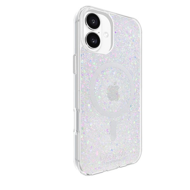 Kate Spade New York Protective MagSafe – dėklas, skirtas iPhone 16 Plus (Chunky Glitter)