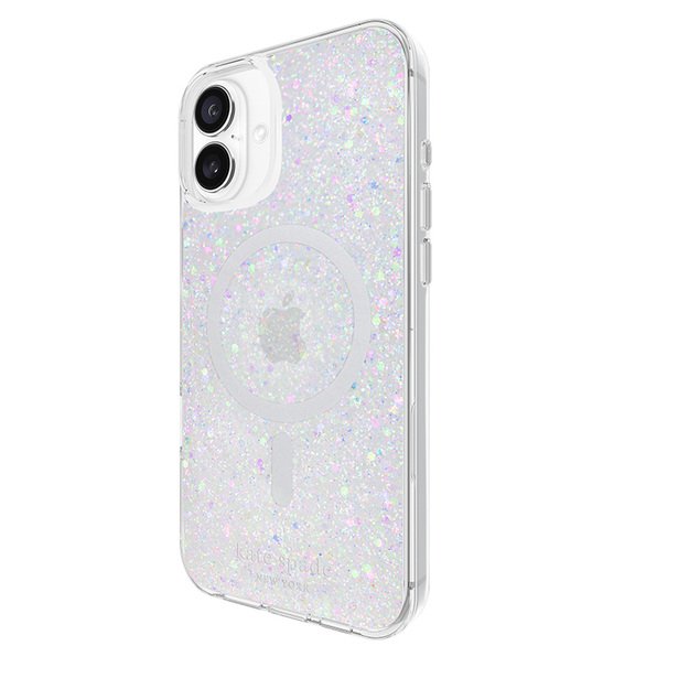 Kate Spade New York Protective MagSafe – dėklas, skirtas iPhone 16 Plus (Chunky Glitter)