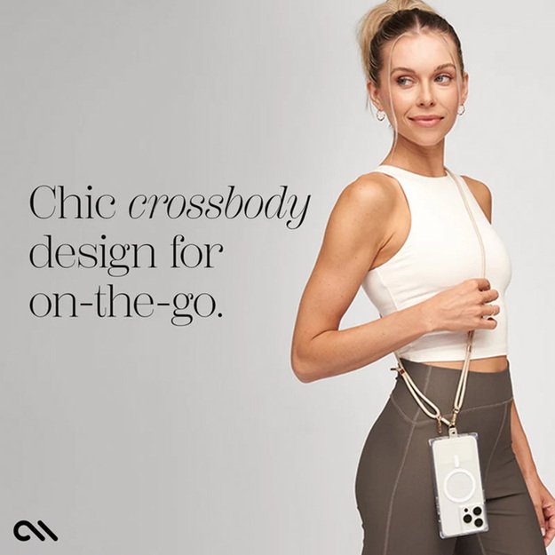 Case-Mate Phone Crossbody Rope – petnešėlė telefonui (smėlio spalvos) 5
