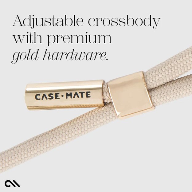 Case-Mate Phone Crossbody Rope – petnešėlė telefonui (smėlio spalvos)