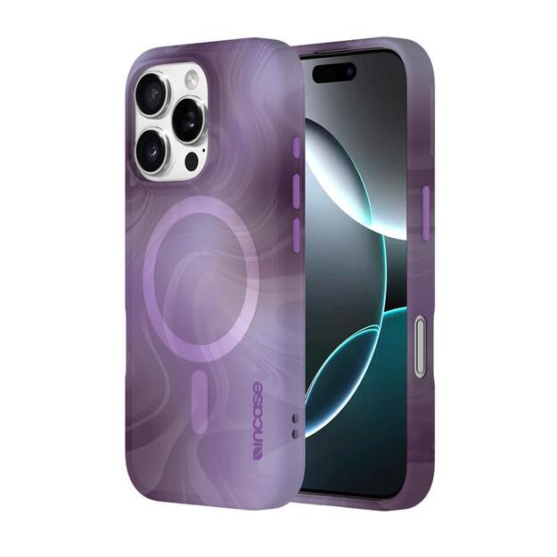 Incase Halo Case MagSafe – dėklas iPhone 16 Pro (Oil Slick Lilac) 10