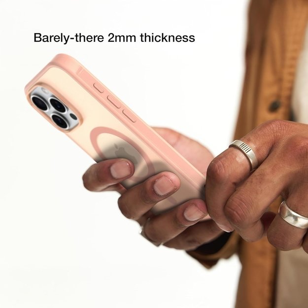 Incase Slim Case MagSafe – iPhone 16 Pro Max dėklas (Blush Pink) 15