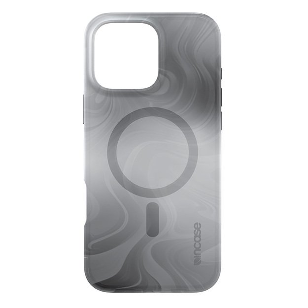 „Incase Halo Case MagSafe“ – „iPhone 16 Pro Max“ („Oil Slick Smoke“) dėklas