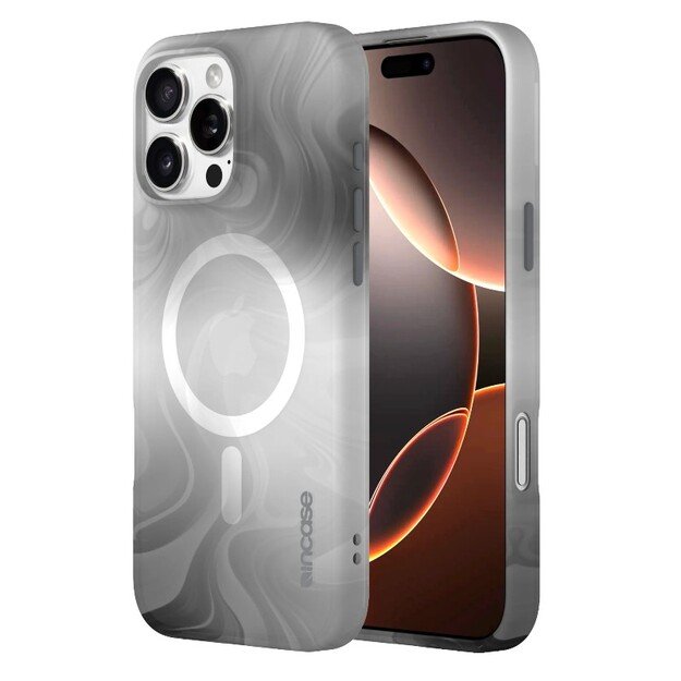 „Incase Halo Case MagSafe“ – „iPhone 16 Pro Max“ („Oil Slick Smoke“) dėklas 6