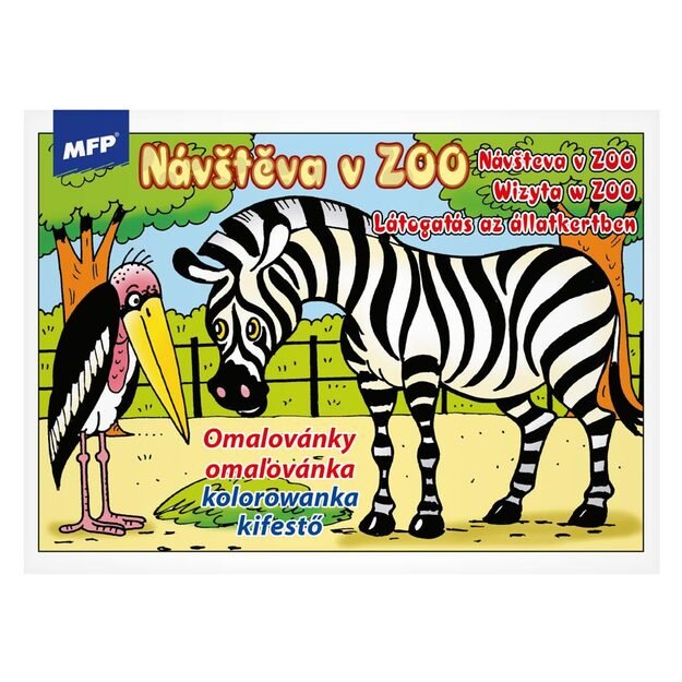 MFP coloring pages A visit to the zoo