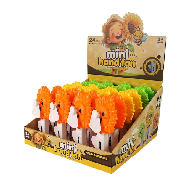 Handheld fan sunflower