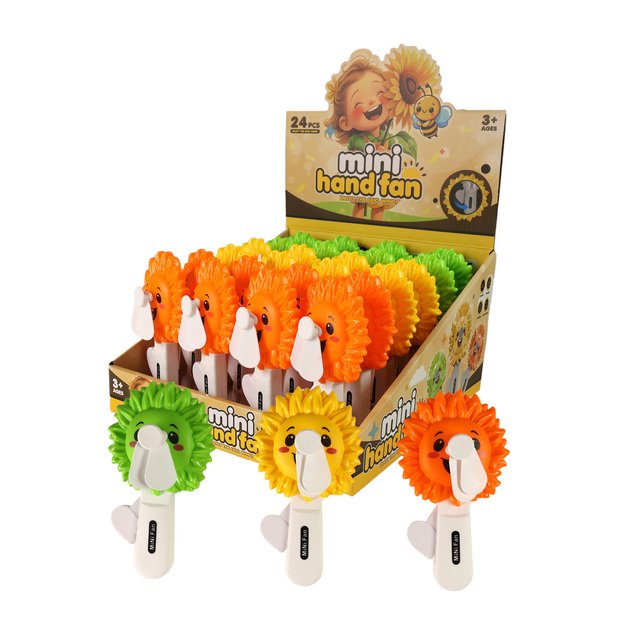 Handheld fan sunflower