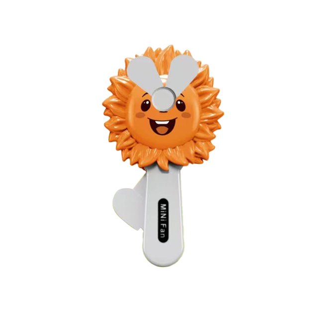 Handheld fan sunflower