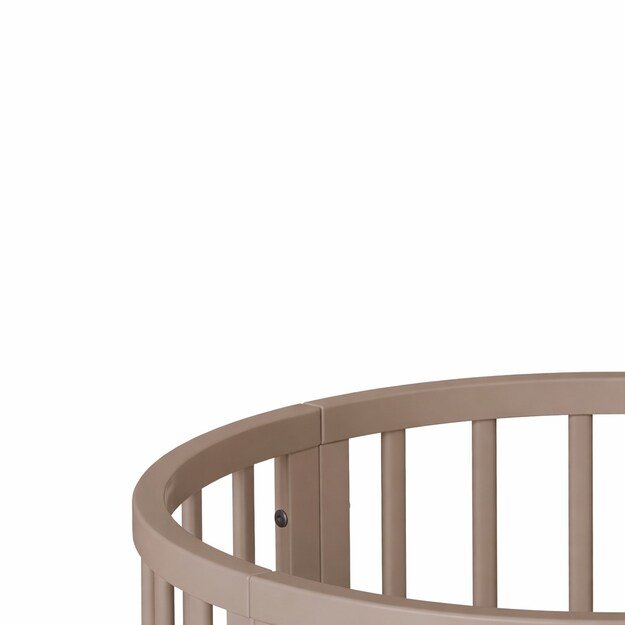 Children s growing 3-in-1 oval cot + mattress New Baby cashmere color