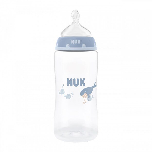 NUK First Choice Temperature Control Baby Bottle 300 ml Whale