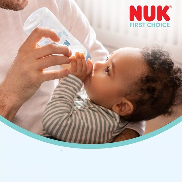 NUK First Choice Temperature Control Baby Bottle 300 ml Whale