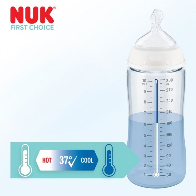 NUK First Choice Temperature Control Baby Bottle 300 ml Whale