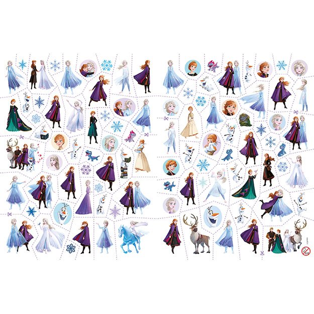 Coloring book and 100 tattoos Frozen