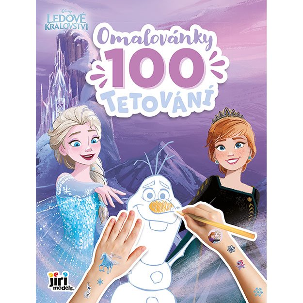 Coloring book and 100 tattoos Frozen