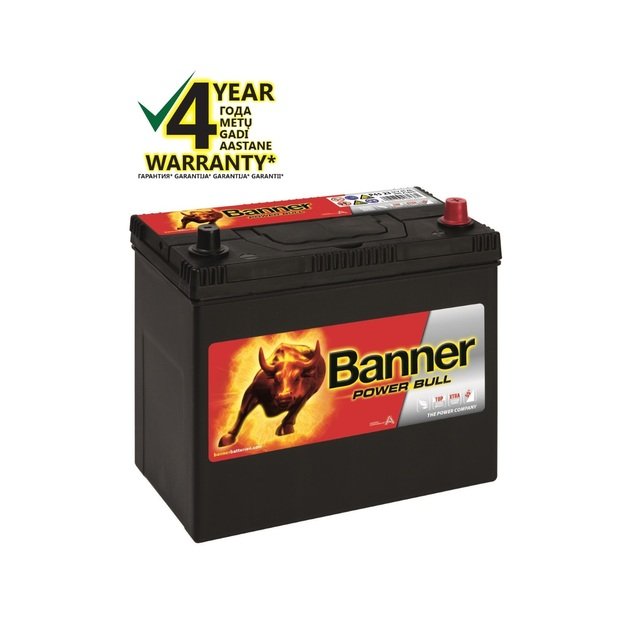 Banner 45 Ah 390A -+ 12V Power akumuliatorius 238x129x203/225mm  