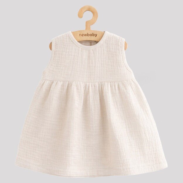 Baby Muslin Dress New Baby Ella linen, 92 (18-24m)