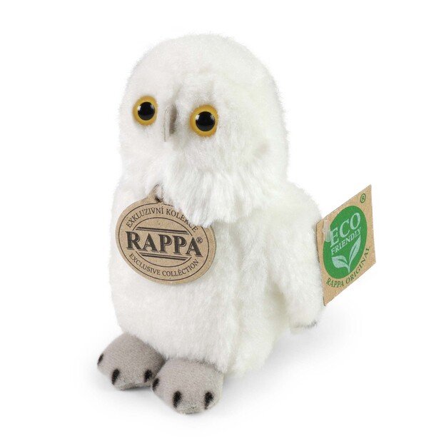 Plush snowy owl 13 cm ECO-FRIENDLY