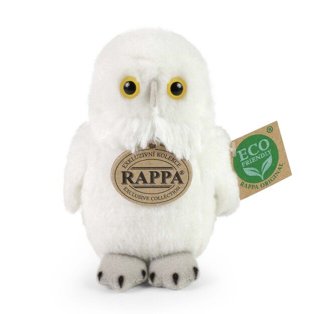 Plush snowy owl 13 cm ECO-FRIENDLY