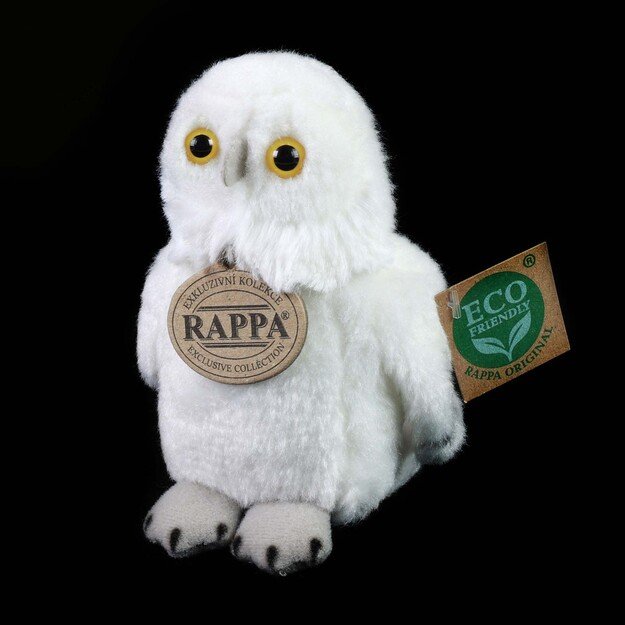 Plush snowy owl 13 cm ECO-FRIENDLY