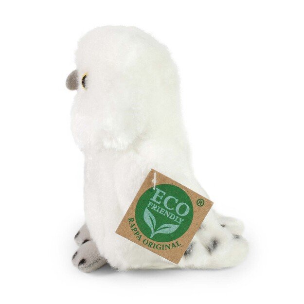 Plush snowy owl 13 cm ECO-FRIENDLY