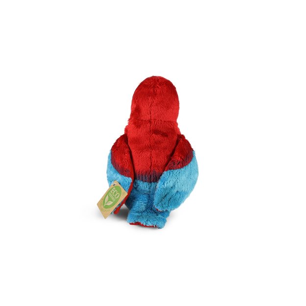 Plush red Macaw 15 cm ECO-FRIENDLY