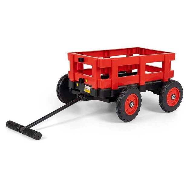 Electric tractor with trailer Milly Mally Rolly red