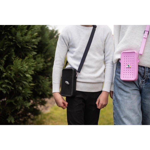 Gifty - Silicone crossbody bag black