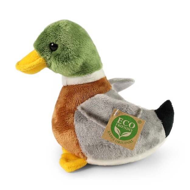 Plush mallard duck 21 cm ECO-FRIENDLY