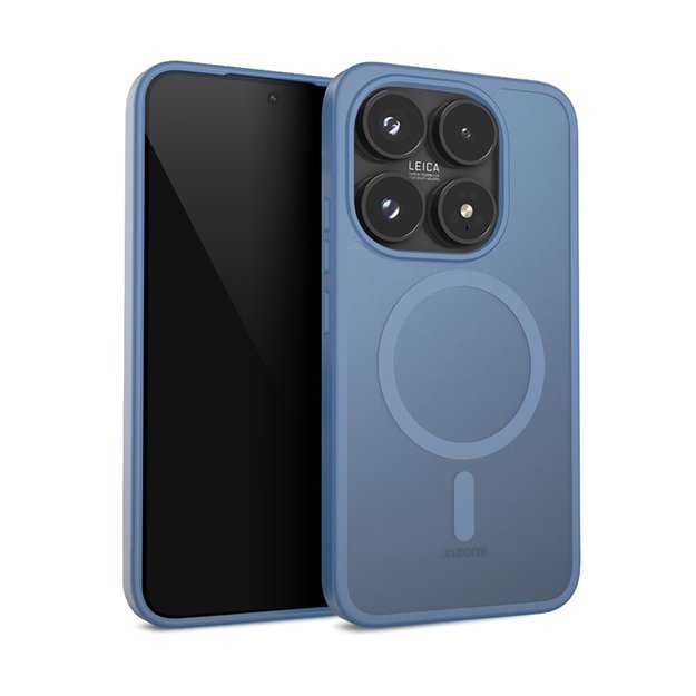 Crong Hybrid Matte Magnetic - Xiaomi 17 MagSafe Case (blue)