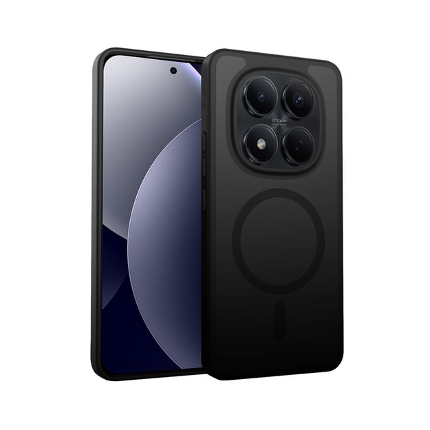 Crong Hybrid Matte Magnetic - MagSafe Case Xiaomi Redmi Note 15 Pro+ (black)
