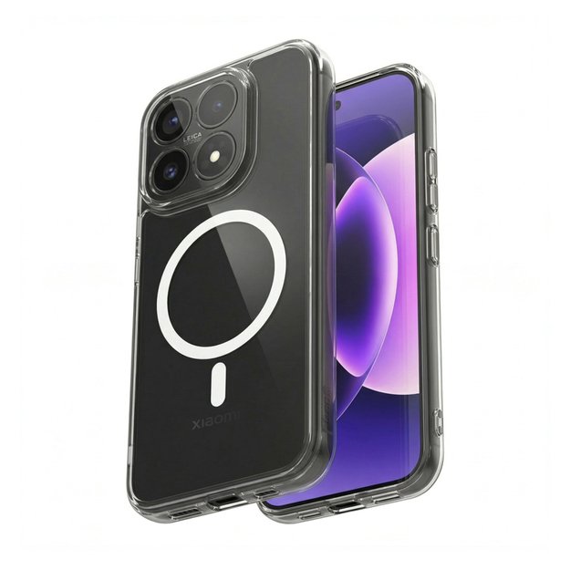 Crong Hybrid Clear Magnetic - MagSafe Xiaomi 17 Case (transparent)