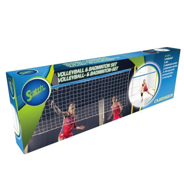 Scatch - 7-in-1 Volleyball and Badminton Set 310x168 cm